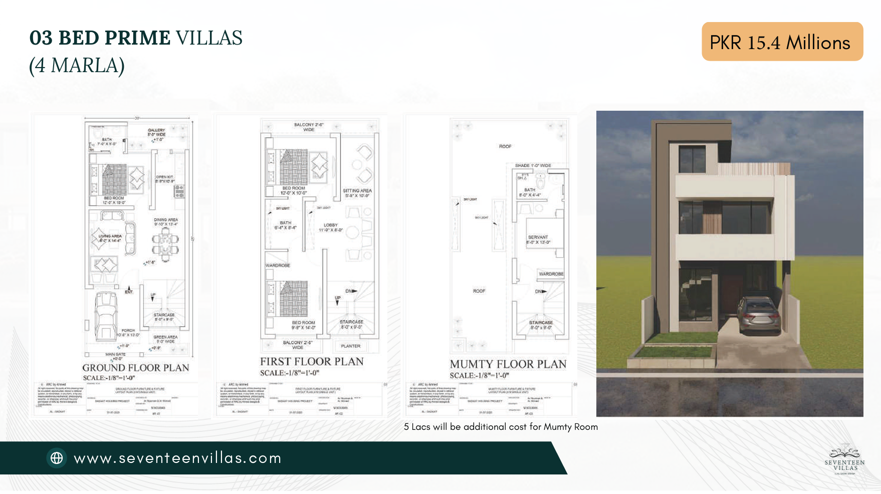 3 Bedroom Prime Villa