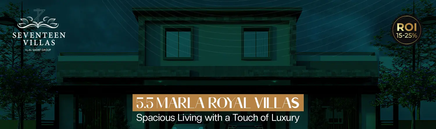 5.5 Marla Royal Villas: Spacious Living with a Touch of Luxury