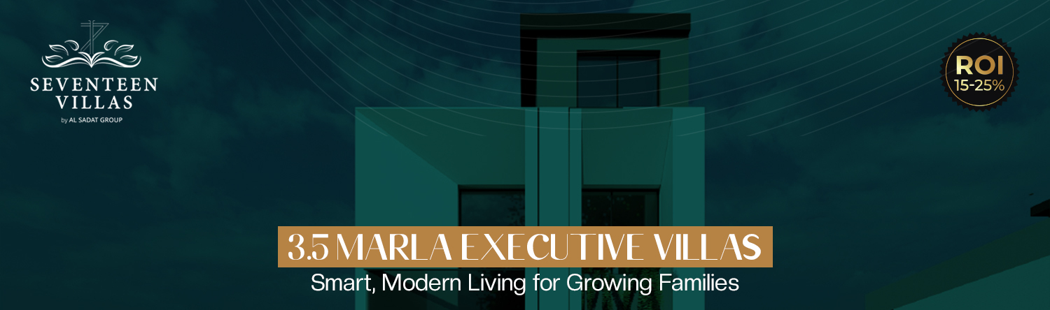3.5 Marla Executive Villas: Smart, Modern Living for Growing Families